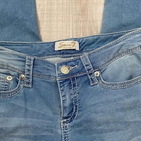 SEVEN7 Sz 6 Denim Jeans Ankle Straight - Picture 3 of 11